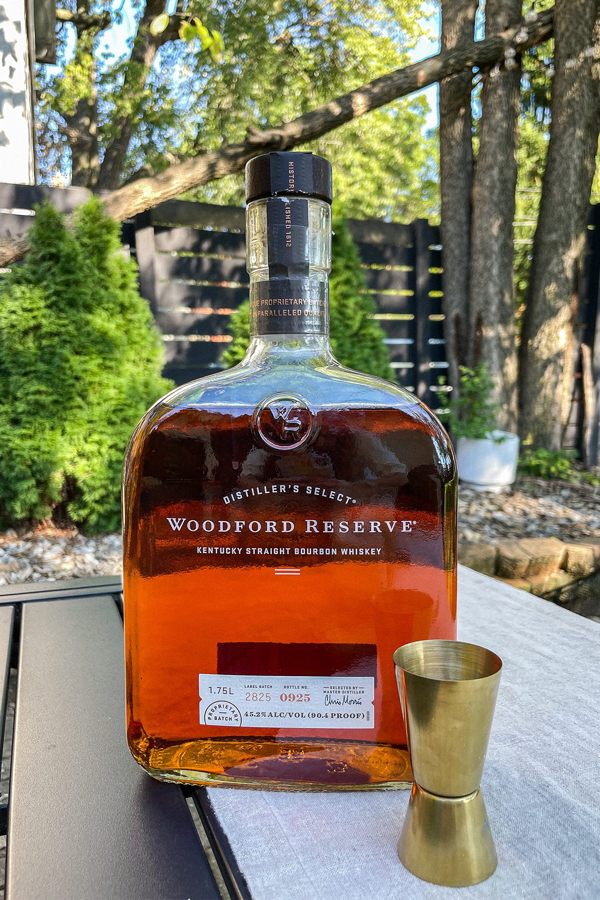 Woodford Reserve bourbon bottle