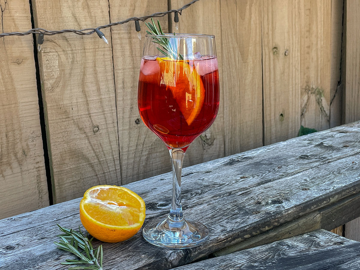 Cranberry Aperol Spritz